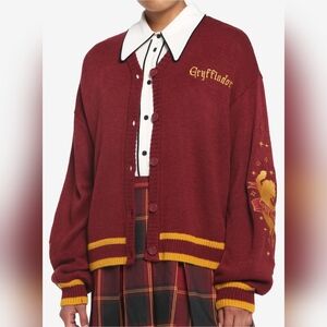 NWOT Hot Topic Harry Potter Gryffindor Skimmer Girls Cardigan- Size 3x